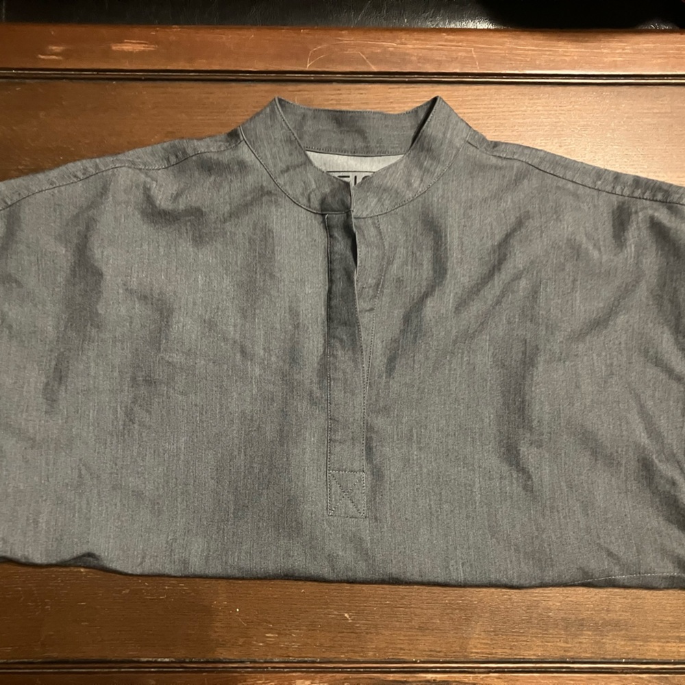 Figs Rafaela top Graphite size XXS